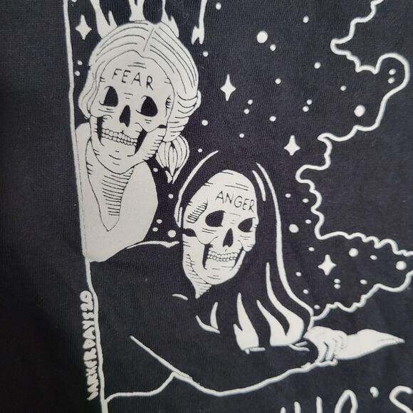 Threadless - Guess Who's Back - Anxiety, Fear, Anger, Sorrow, Stress - size M - Picture 3 of 6